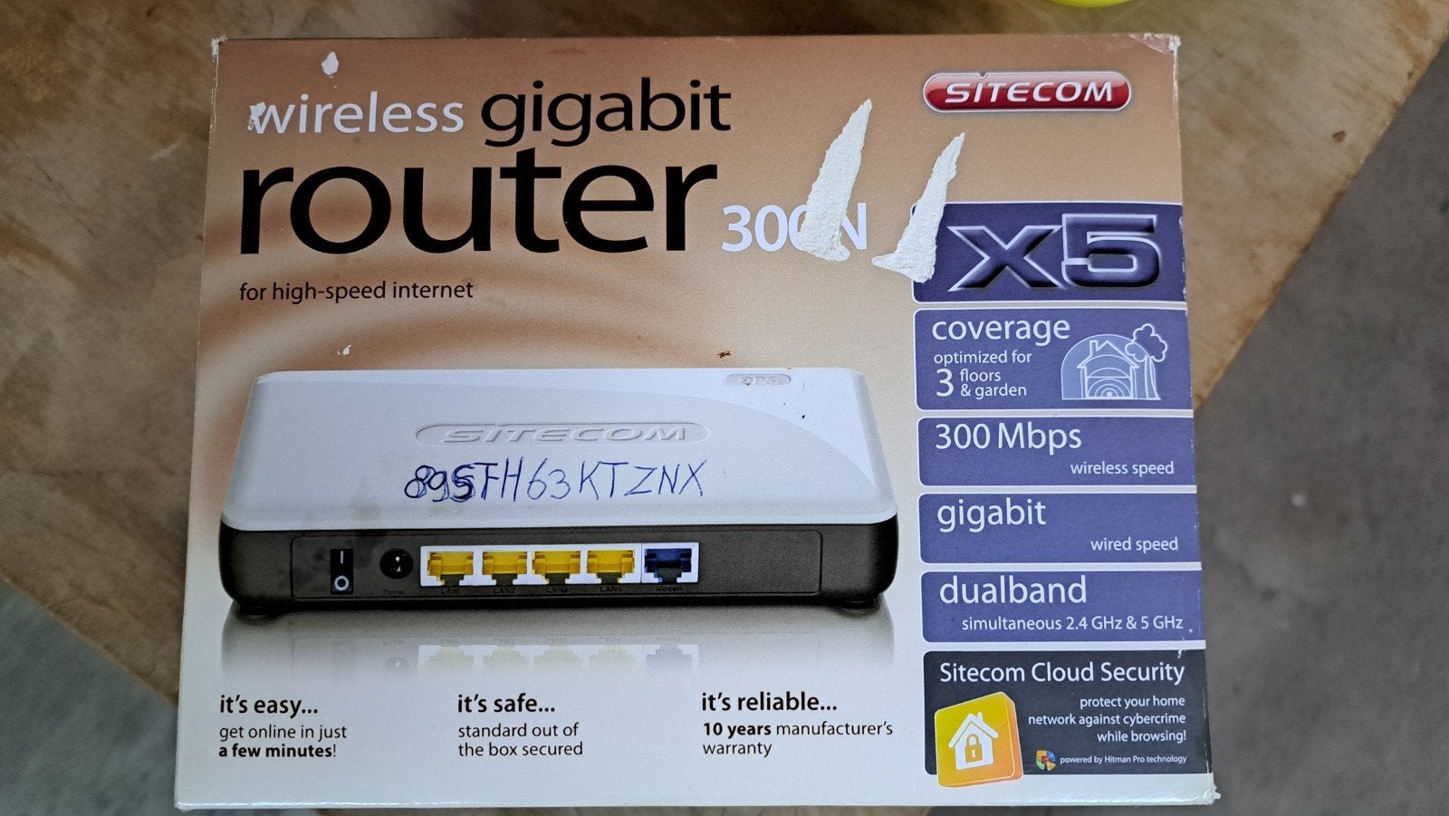 Sitecom Wireless Gigabit Router 300N X5, Computers en Software, Routers en Modems, Zo goed als nieuw, Router, Ophalen
