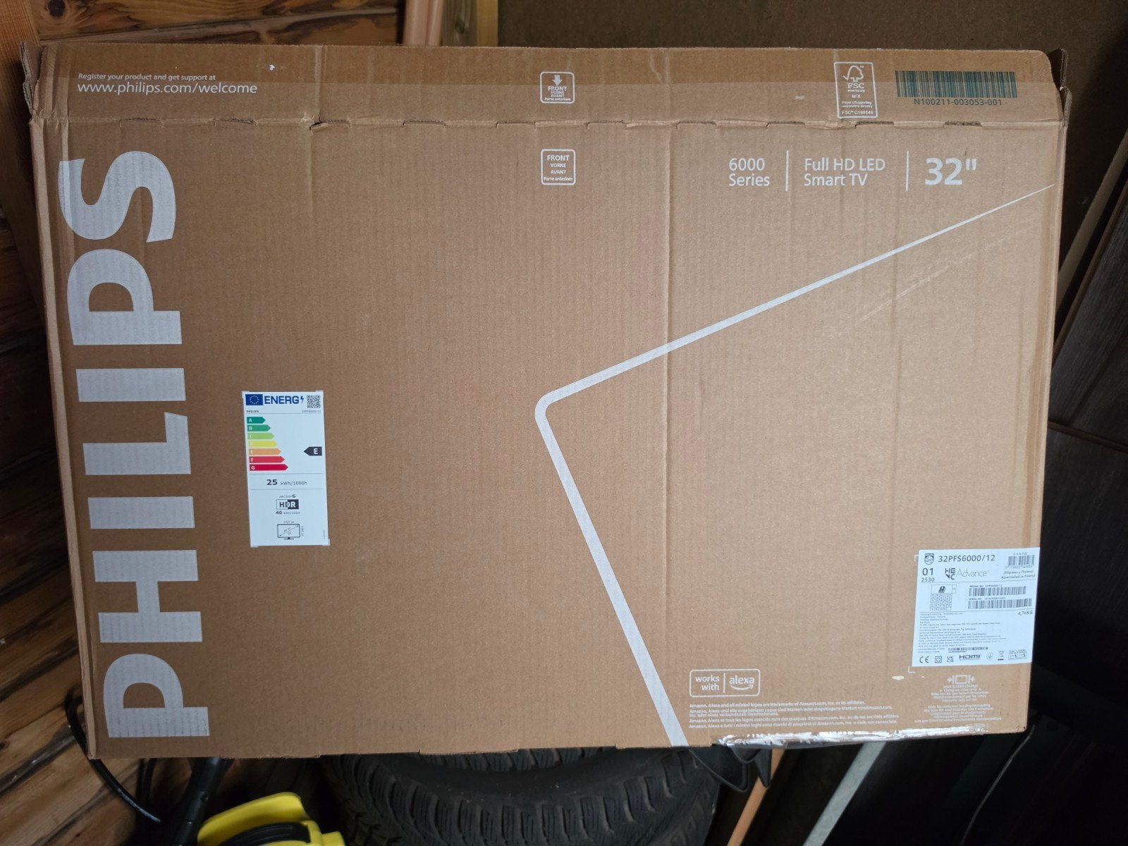 Philips 32INCH Smart Led TV Nieuwstaat, Ophalen, Philips, LED, Zo goed als nieuw