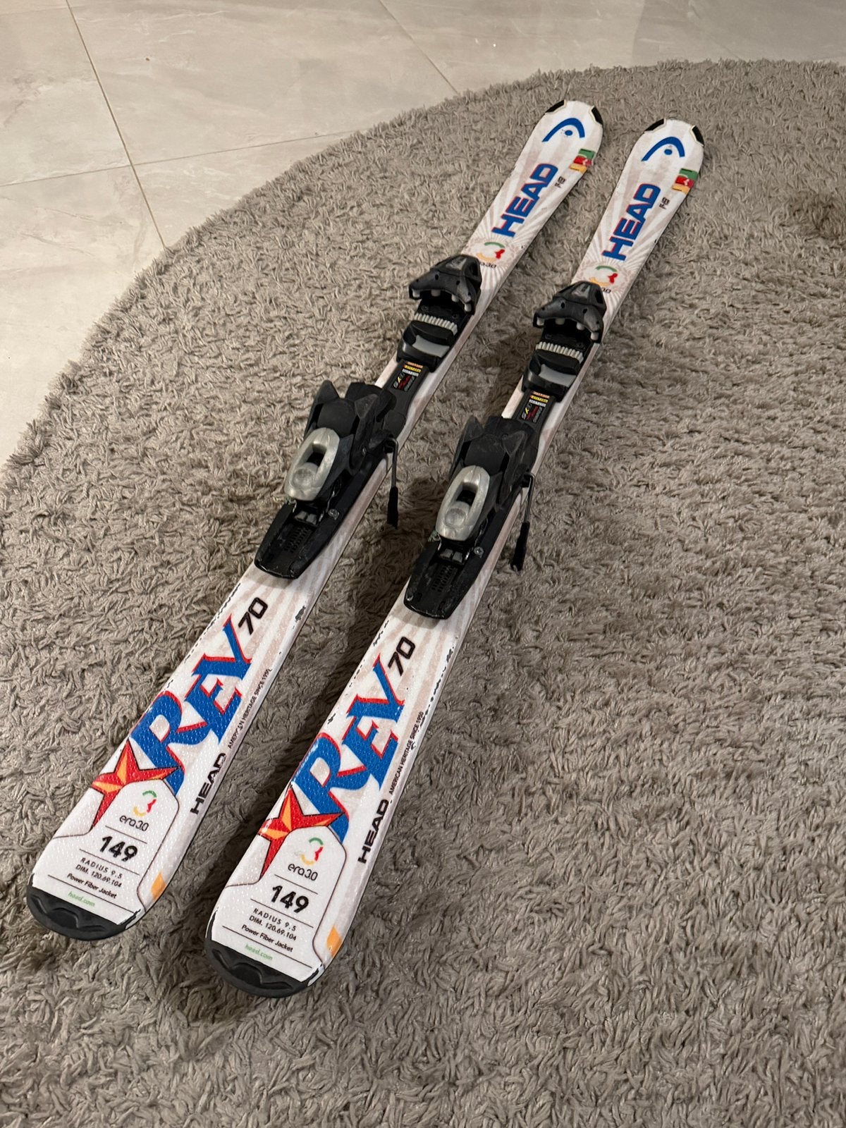 Head REV 70 Ski's  – 149 cm (inclusief bindingen) , Ophalen, 140 tot 160 cm, Gebruikt, Head