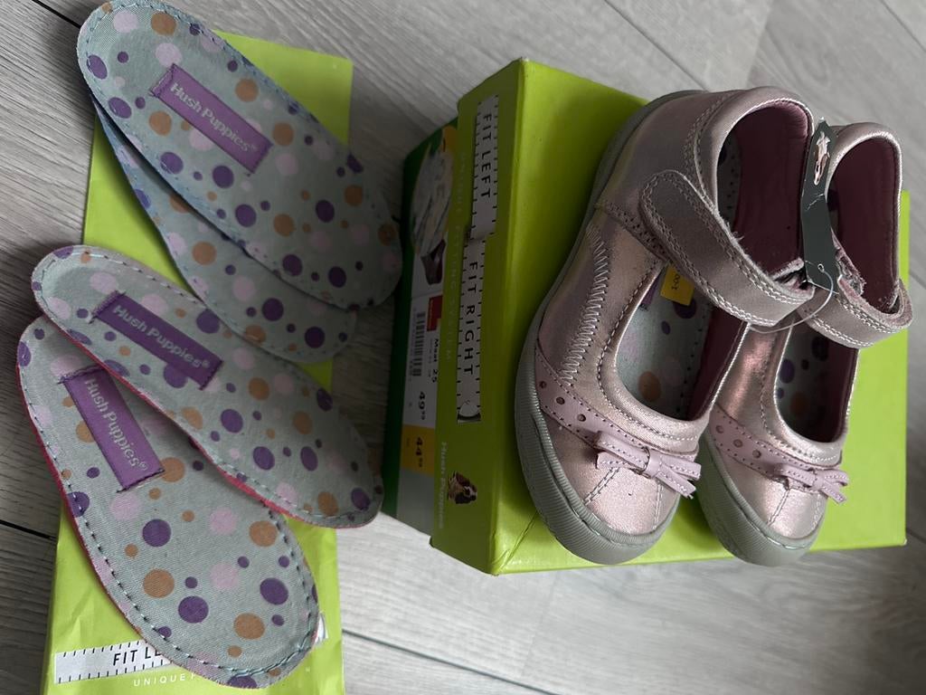 Hush Puppies schoenen maat 25 met extra inlegzolen, Ophalen of Verzenden, Nieuw, Meisje, Schoenen