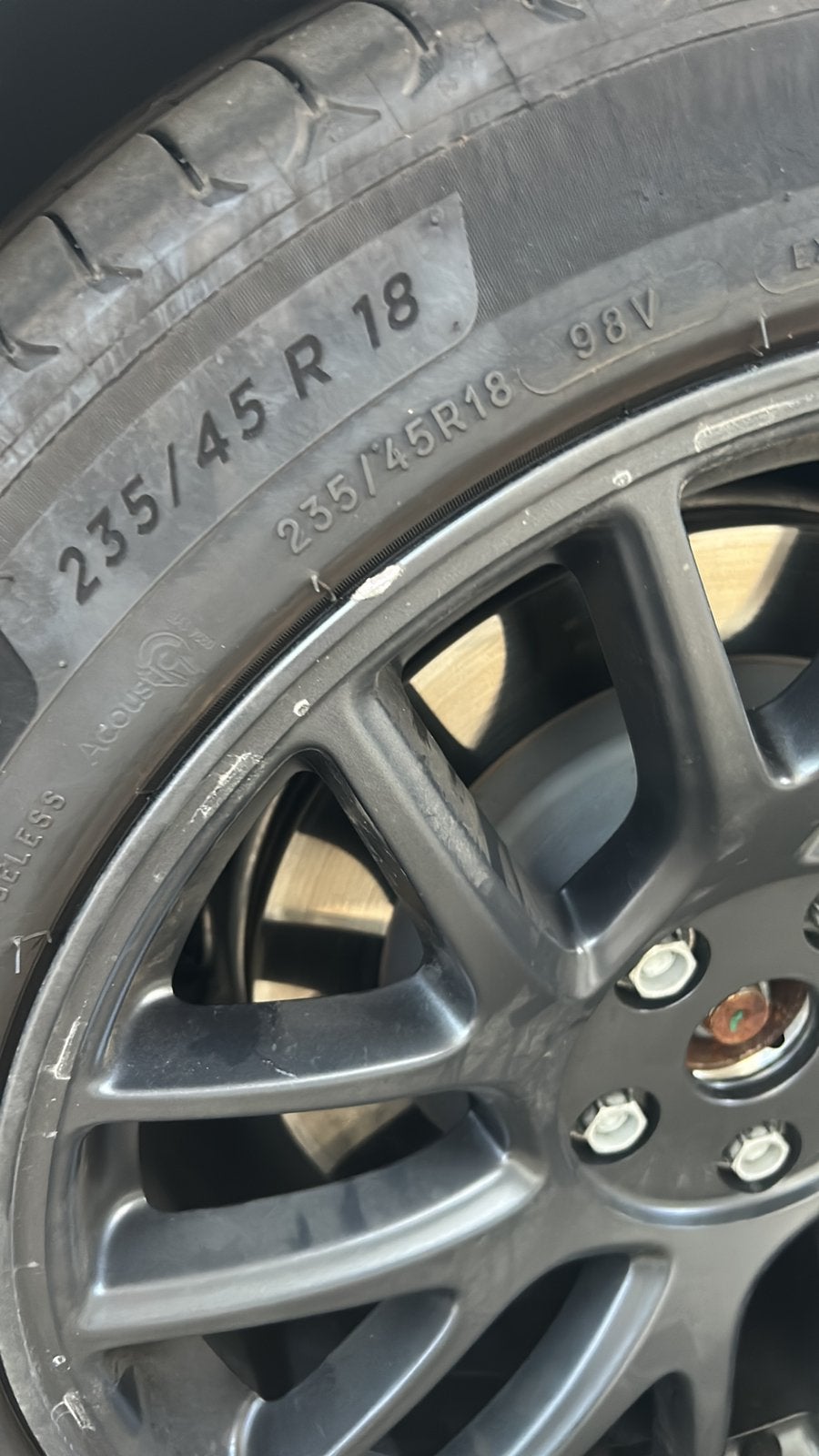 Tesla highland photon velgen per stuk met band 275, Ophalen, 18 inch, Gebruikt, Velg(en)