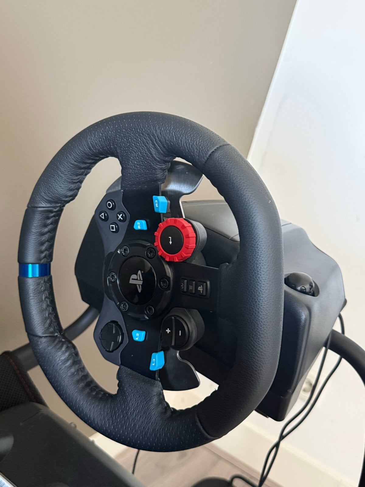 Inklapbare racestoel met stuur voor PS5/PC, Spelcomputers en Games, Spelcomputers | Overige, Ophalen, Zo goed als nieuw