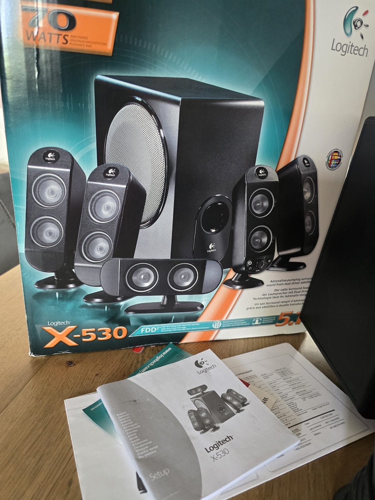Logitech X-530 5.1 Surround Sound Speakerset, Ophalen, Gebruikt, Logitech, Speakerset