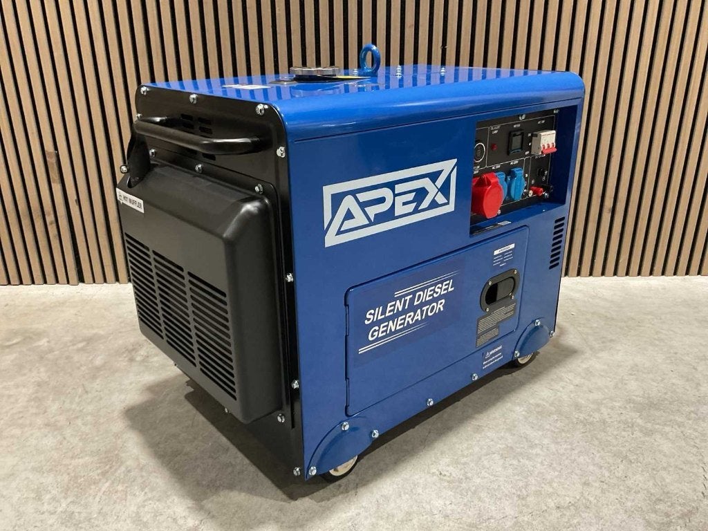 Apex AP6500DGS Stroomgenerator aggregaat nieuw‼️, Ophalen, Dieselolie, Geluidgedempt, Nieuw