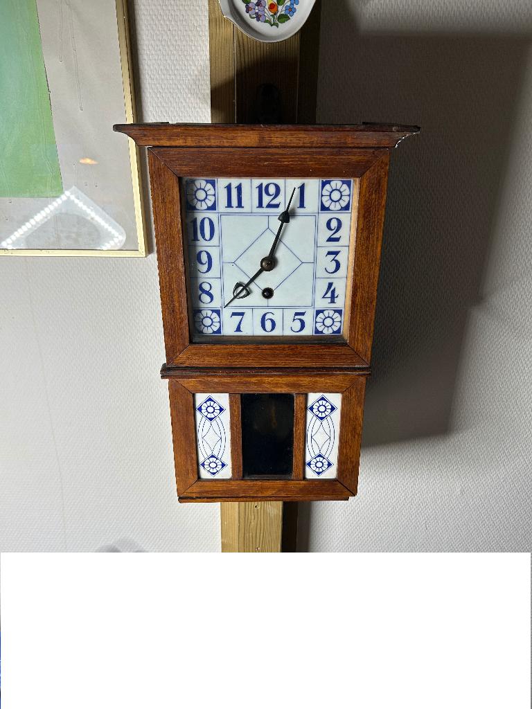 Art Deco Pendelklok, Antiek en Kunst, Ophalen