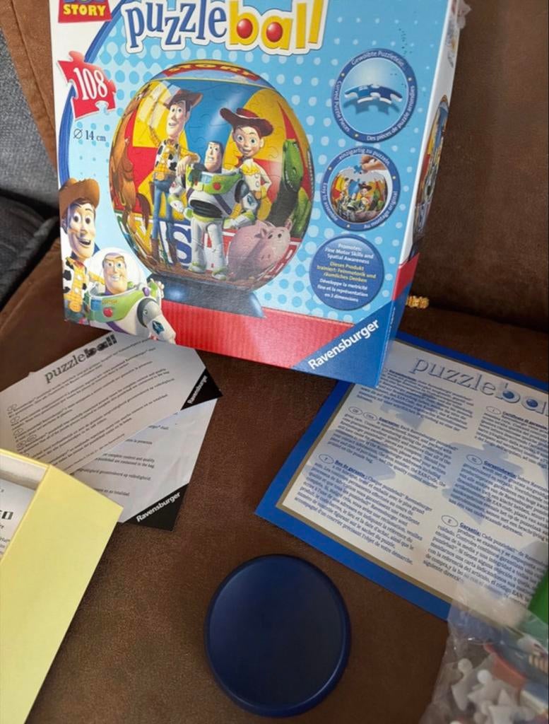 Ravensburger Toy Story 3D Puzzle Ball - 108 stukjes, Ophalen of Verzenden, Meer dan 50 stukjes, Zo goed als nieuw, 6 jaar of ouder