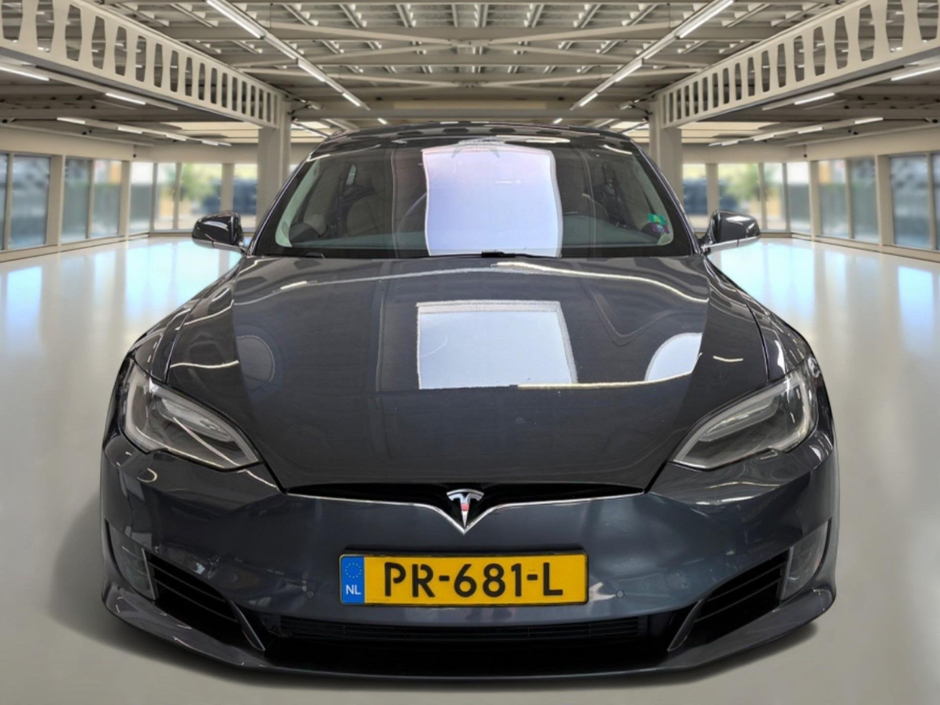 Tesla Model S 75D Base Autopilot/CCS/Panodak, Stof, Gebruikt, Origineel Nederlands, Automatische klimaatregeling