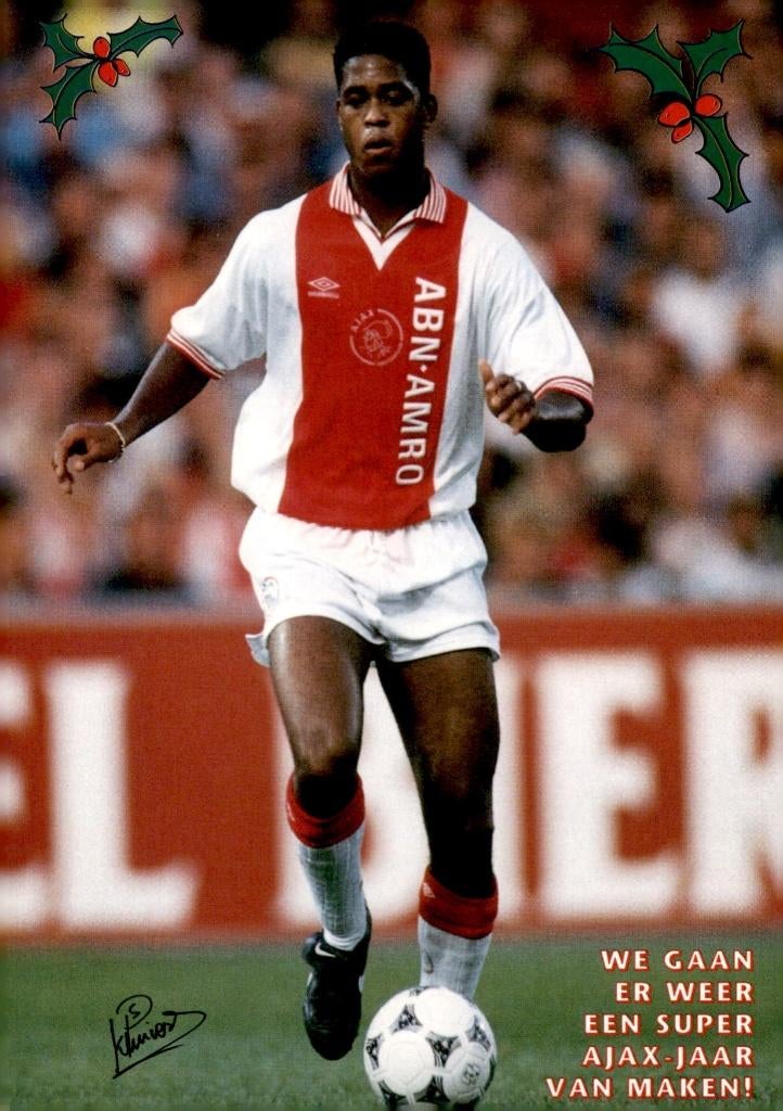Patrick Kluivert AJAX, Verzamelen, Verzenden, Zo goed als nieuw, Ajax, Spelerskaart