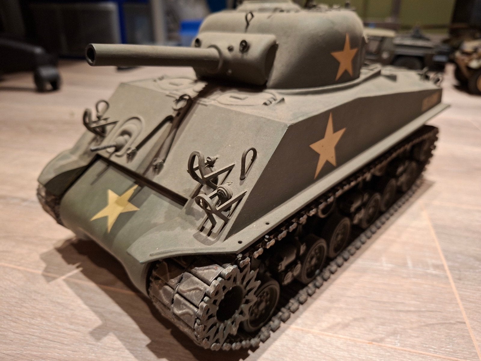 Vintage Tamiya RC Tank - Zeer Oud Origineel Model, Ophalen of Verzenden, Zo goed als nieuw, Overige schalen, Elektro
