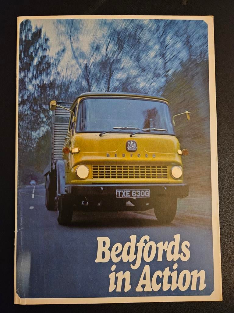 Brochure Bedford 1970 UK, Ophalen of Verzenden, Zo goed als nieuw, Overige merken