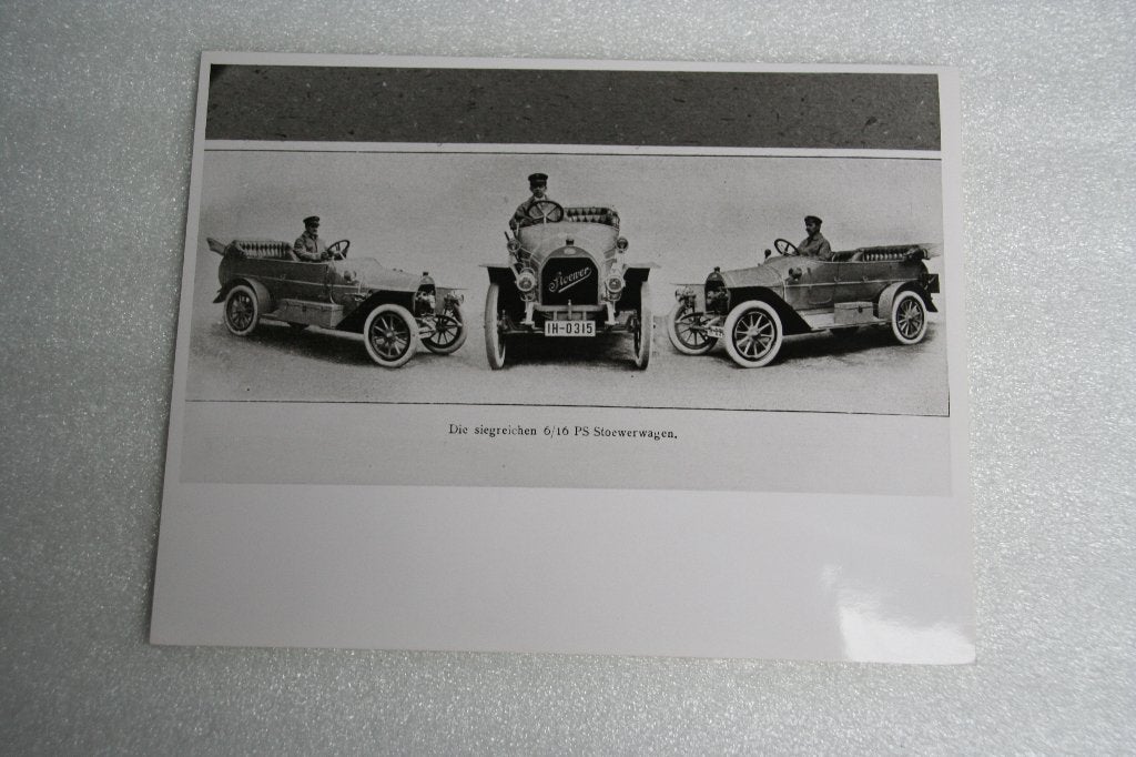 Persfoto Stoewer 6/16 PS Typ B1 (1912), Ophalen of Verzenden, Nieuw, Overige merken