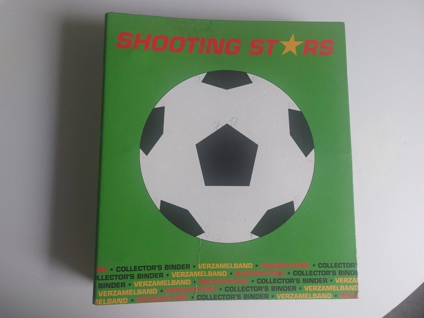 Shooting Stars map met voetbalplaatjes, Ophalen of Verzenden, Gebruikt, Plaatje