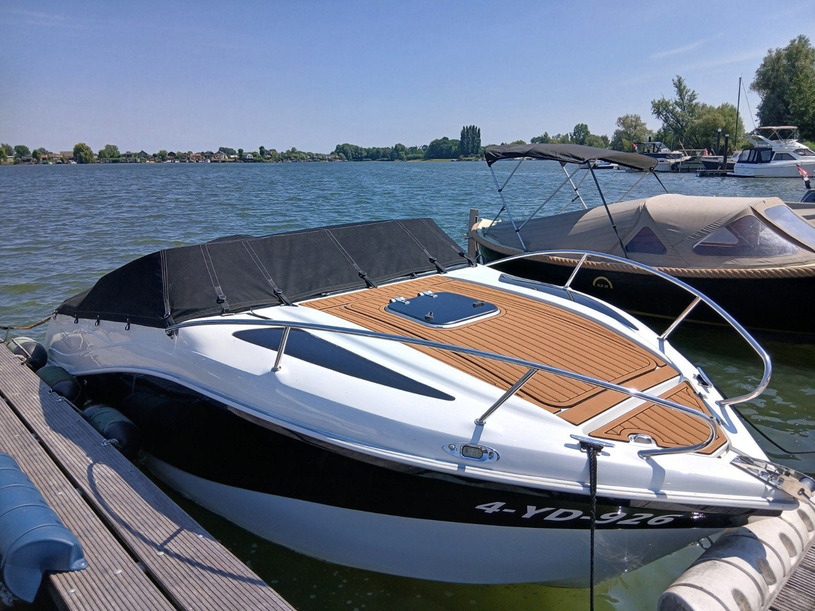 Barracuda 585DC met Suzuki 90 pk en trailer, Ophalen, Overige merken, Gebruikt, Viertaktmotor