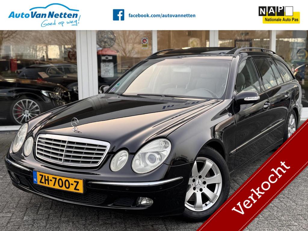 Mercedes E-klasse Combi 320 V6 Automaat,Elegance,Leder,Schui, Auto's, Mercedes-Benz, Bedrijf, E-Klasse, ABS, Airbags, Airconditioning
