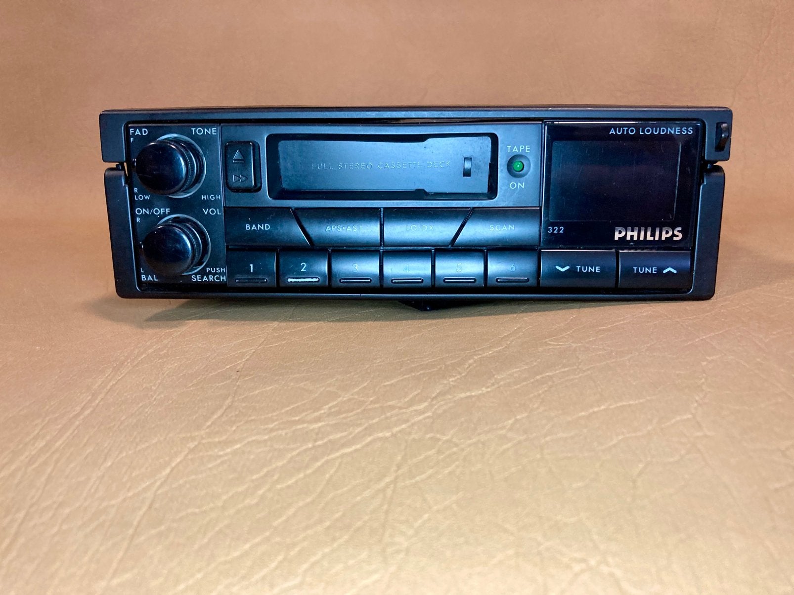 Philips 322 Radio Cassette speler, Ophalen of Verzenden, Gebruikt