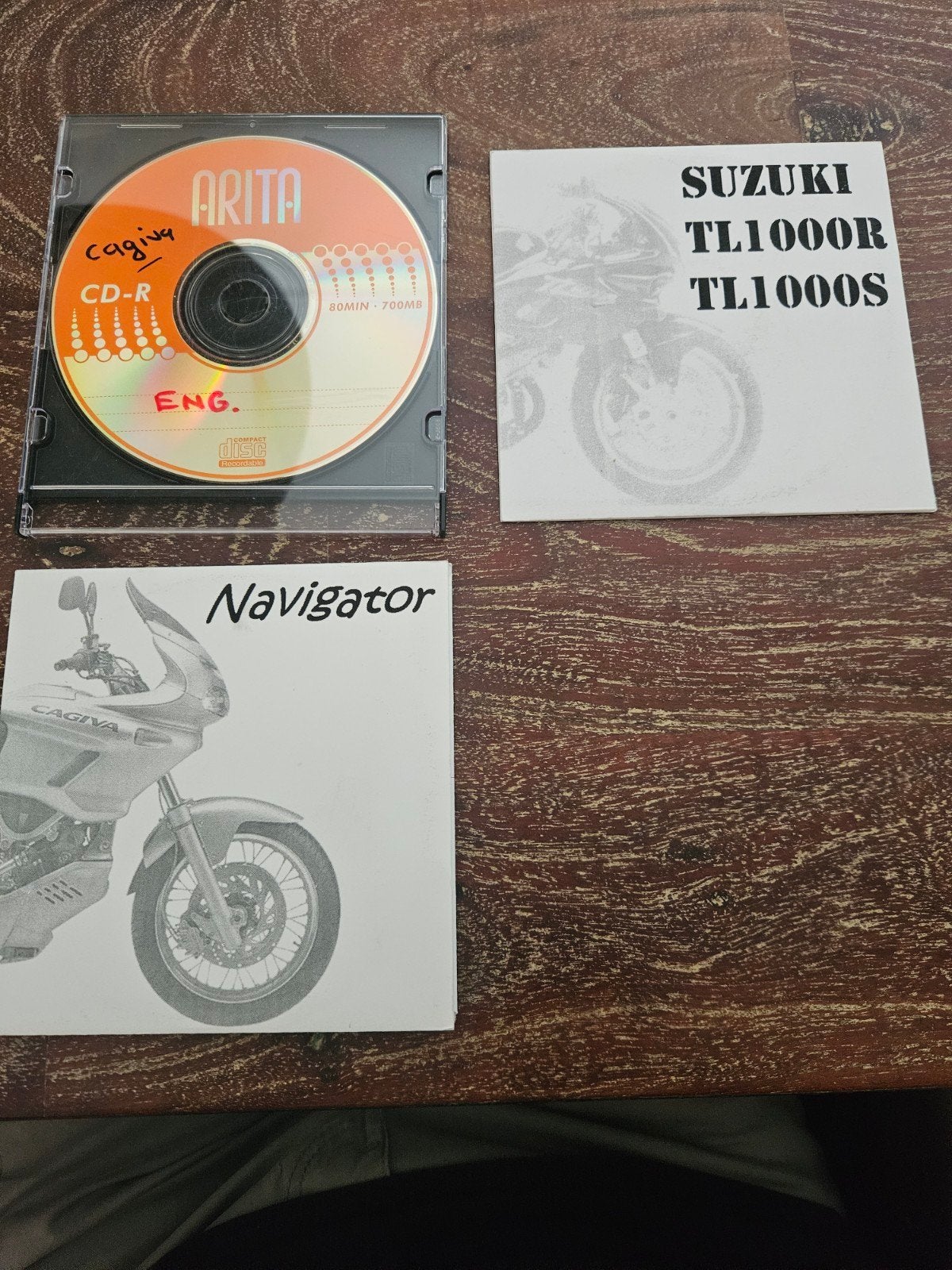 Werkplaatsboek op cd Cagiva Navigator en Suzuki TL 1000, Ophalen of Verzenden, Suzuki