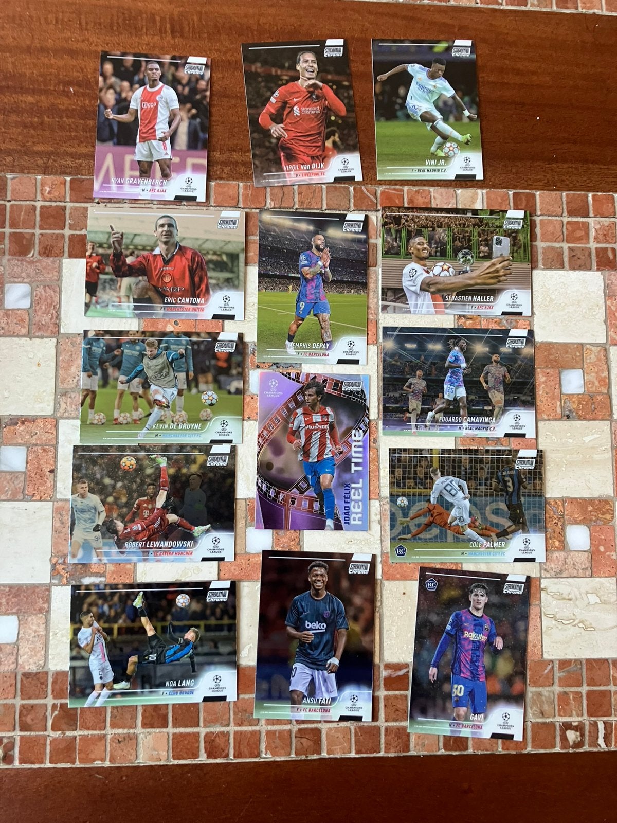 Panini topps stadium chrome, Verzamelen, Ophalen of Verzenden, Nieuw, Buitenlandse clubs, Poster, Plaatje of Sticker