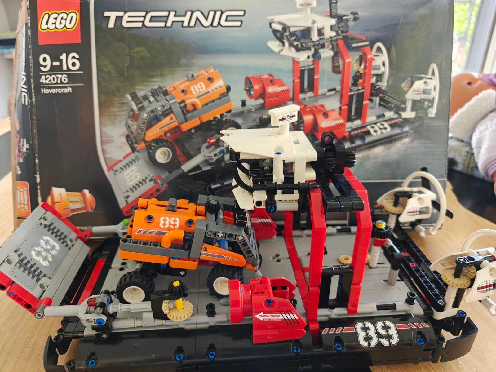 Lego Technic 42076 Hovercraft met doos, Ophalen of Verzenden, Gebruikt