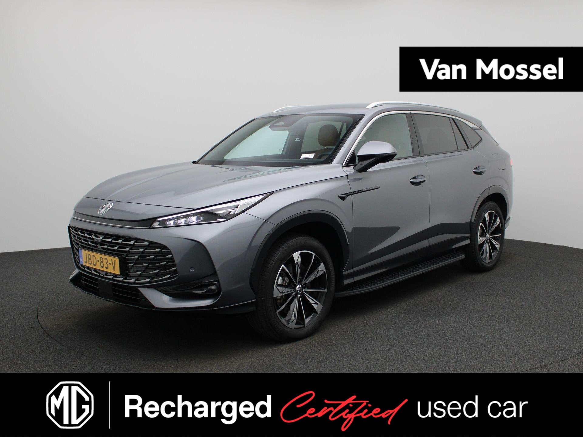 MG MG HS PHEV 1.5 Luxury | 100km Electrisch | Navi | CarPlay, Auto's, 12 maanden, Stof, Gebruikt, 4 cilinders