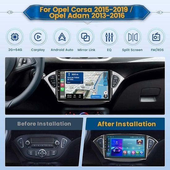 Android CarPlay Radio – Autoradio – Multimedia Unit, Corvance B.V., Verzenden, Nieuw, Corvancebol@gmail.com