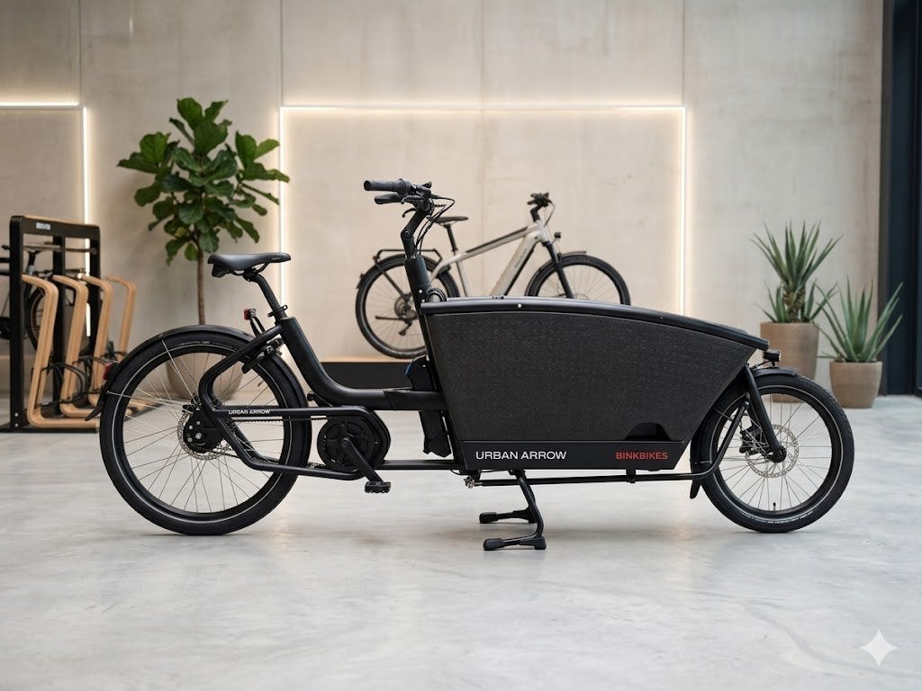 URBAN ARROW bakfiets Family Performance Plus 545Wh, Ophalen, Gebruikt, 3 kinderen, Elektrisch