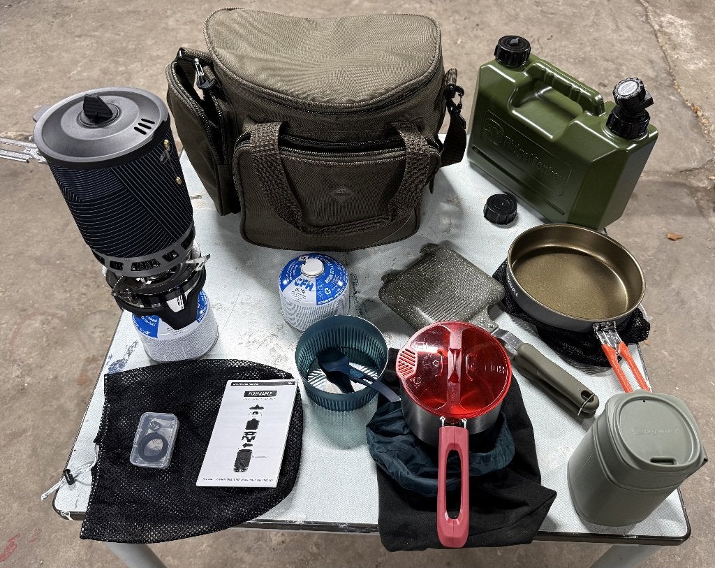 Complete kookset: Fire maple X2 Pro, DLX Brew Set,  Toaster, Ophalen of Verzenden, Nieuw, Complete set