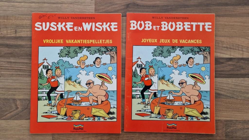 Suske en Wiske / Bob et Bobette Vrolijke Vakantiespelletjes, Boeken, Meerdere stripboeken, Ophalen of Verzenden, Gelezen