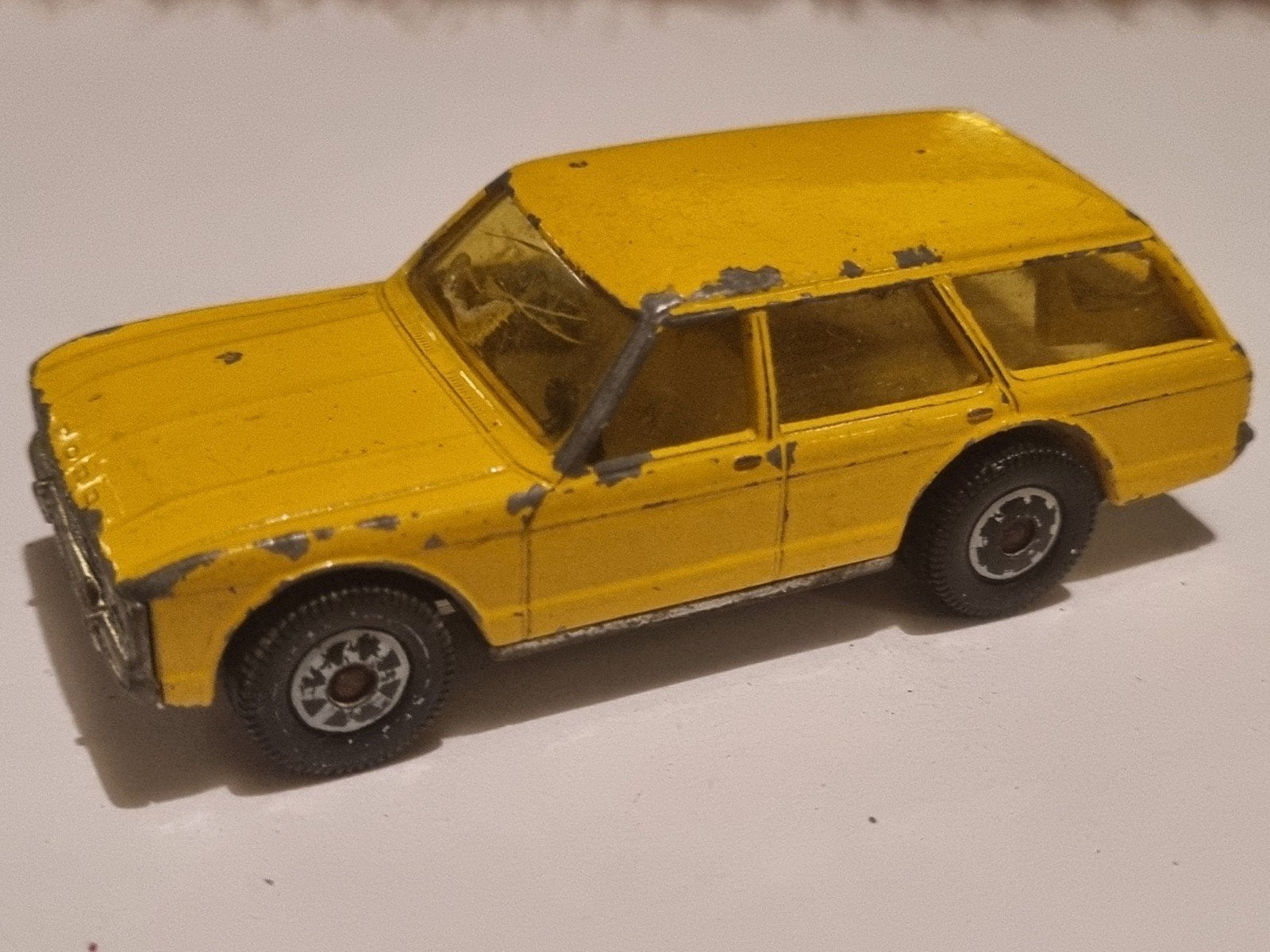 Siku Ford Granada-Turnier 1028 - Geel Speelgoedauto, Ophalen of Verzenden, Gebruikt, Auto