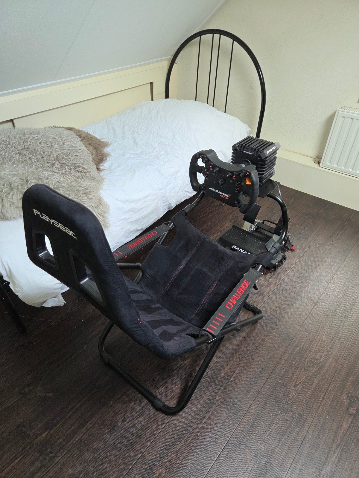 Fanatec CSL DD 5Nm + McLaren GT3 V2 + CSL Pedals + Playseat, Fanatec, Direct drive, Ophalen, Racestoel