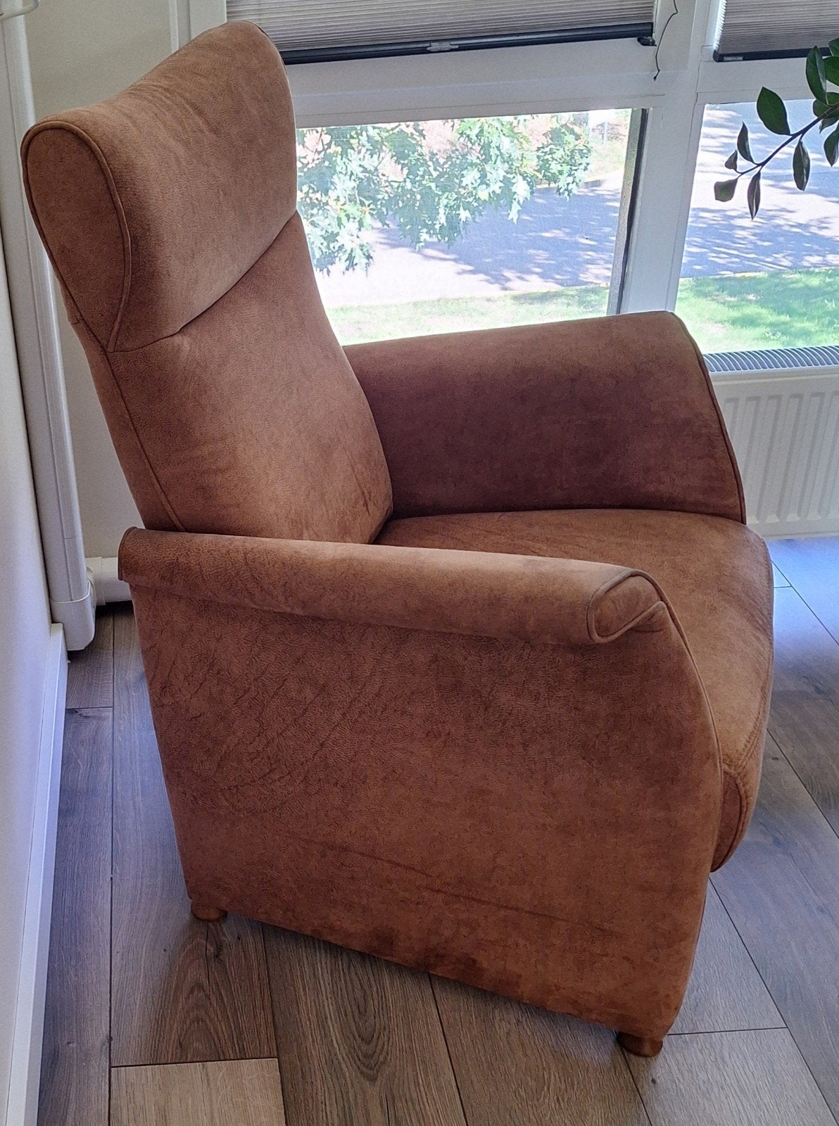 Comfortabele fauteuils- Bruin/Groen van Prominent, Ophalen, Gebruikt, Klassiek, Comfortabel, 75 tot 100 cm