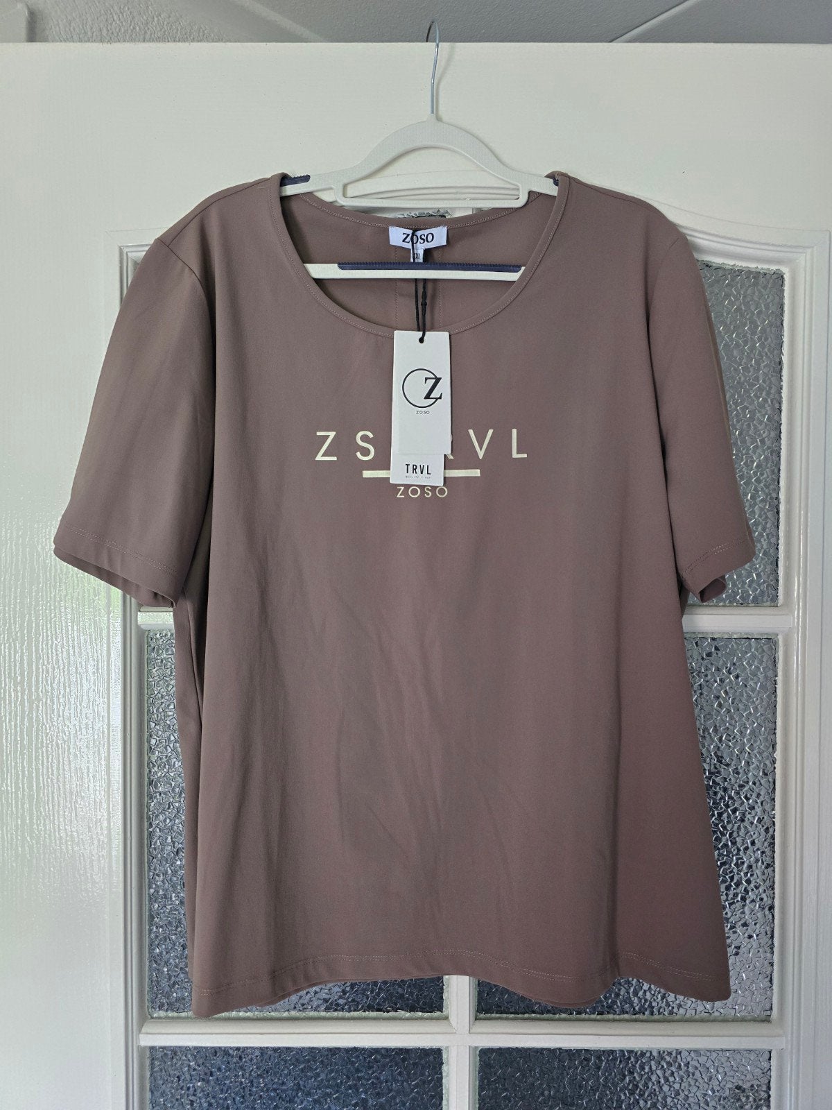 Nieuw shirt zoso travel taupe xxl, Bruin, Maat 46/48 (XL) of groter, Nieuw, Ophalen of Verzenden