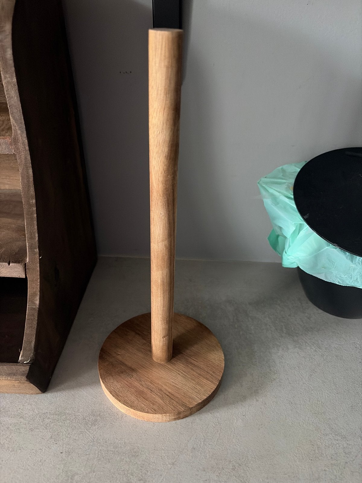 Landelijk Houten keukenrolhouder, Overige typen, Hout, Ophalen of Verzenden, Zo goed als nieuw
