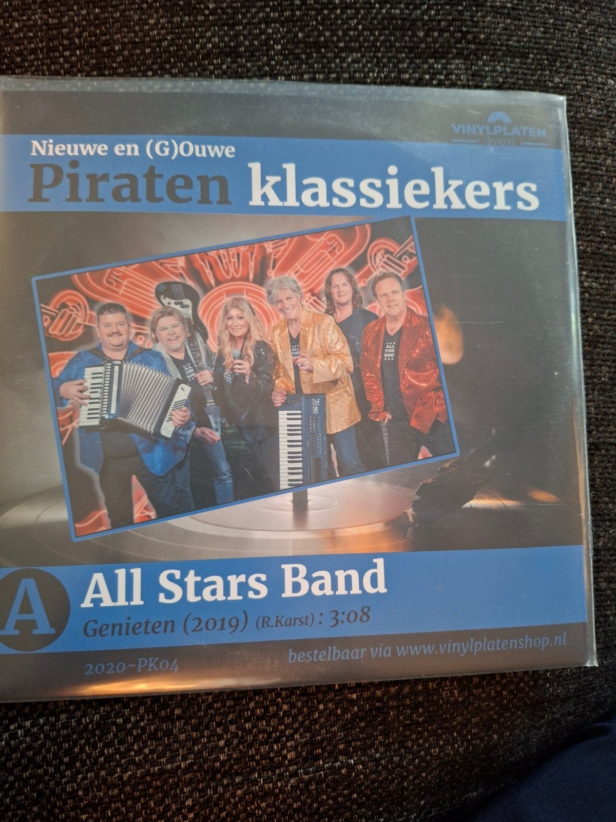 all stars band, Cd's en Dvd's, Vinyl | Nederlandstalig, Ophalen of Verzenden, Gebruikt, Overige formaten, Levenslied of Smartlap