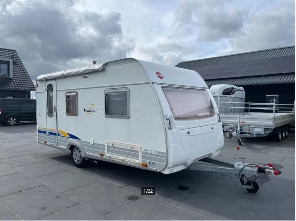 Caravan BÜRSTNER VENTANA 410TS, Treinzit, Particulier, Bürstner, 4 tot 5 meter