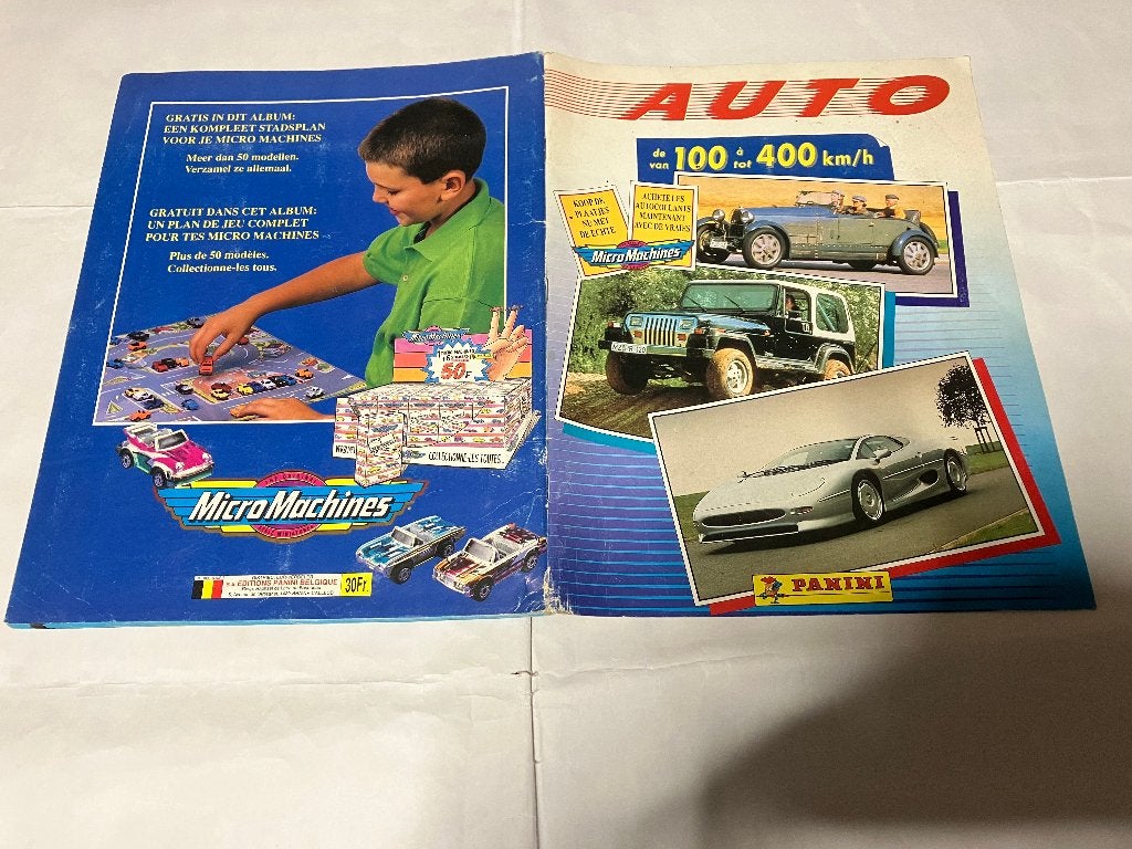 Panini Auto de/van 100 à/tot 400 km/h - volledig !, Verzamelen, Ophalen of Verzenden, Gebruikt, Auto's