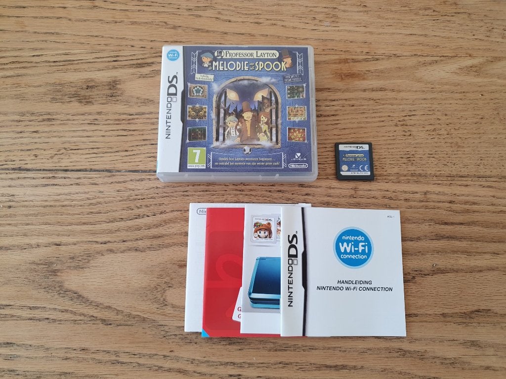 Professor Layton en de Melodie van het Spook CIB x € 40,00, Puzzel en Educatief, Verzenden, 1 speler, Zo goed als nieuw