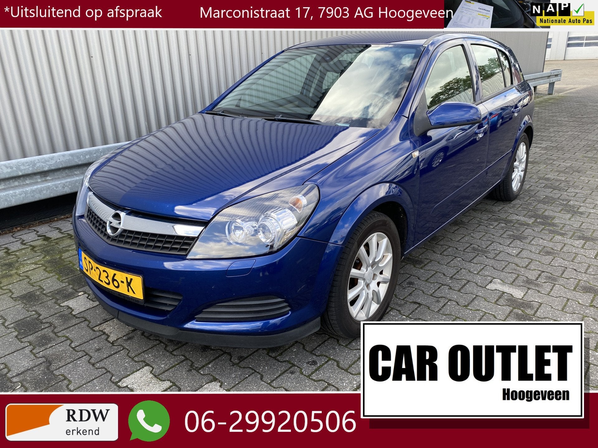 Opel Astra 1.6 Business 161Dkm, A/C, CC, Navi, LM, Afn.Trekh, Auto's, Opel, Voorwielaandrijving, Gebruikt, 4 cilinders, Handgeschakeld