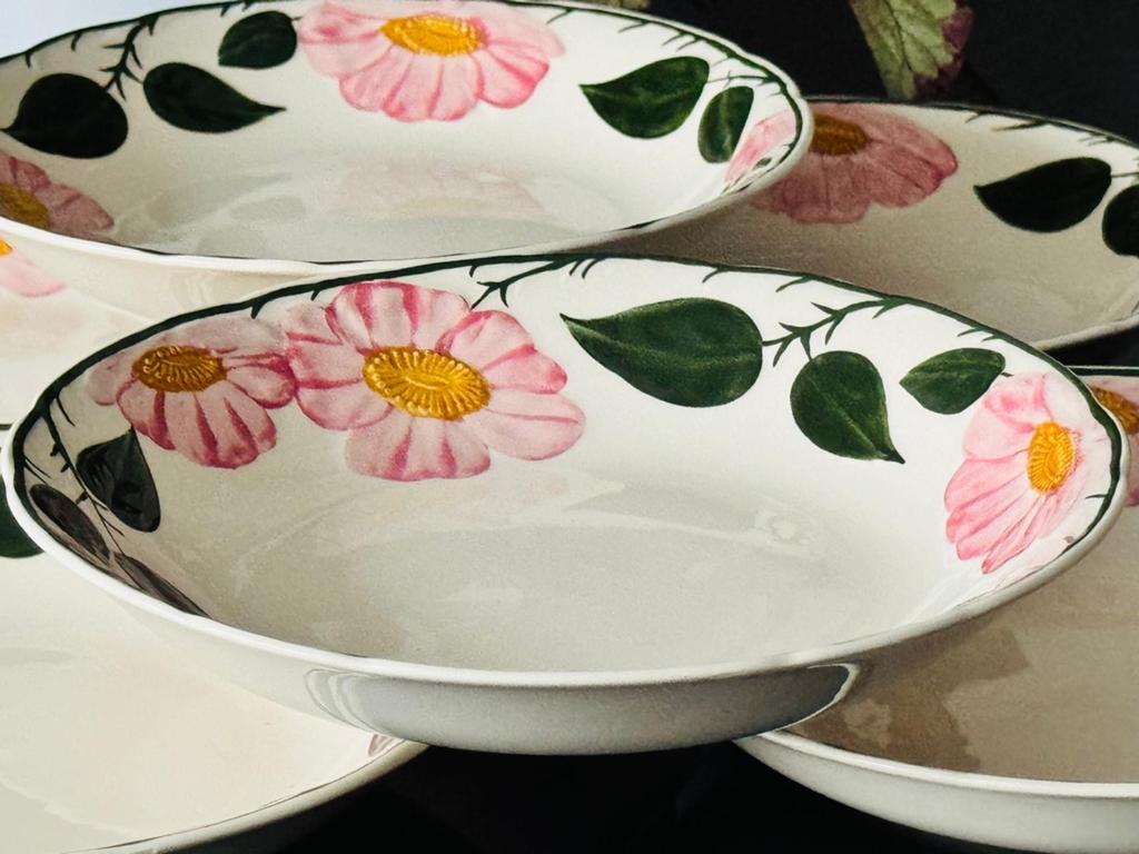 Villeroy & Boch Wild Rose borden 20 cm - 6 stuks, Ophalen of Verzenden, Zo goed als nieuw, Bord(en), Overige stijlen