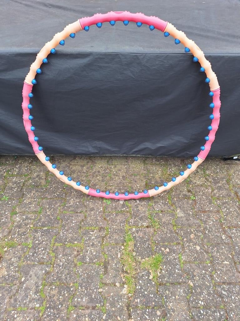 Demontabele Fitness Hoelahoep van Health hoop, Ophalen, Met gewicht, Gebruikt, Fitness hoelahoep