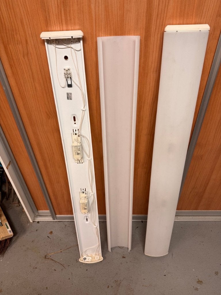 Massive TL-armatuur 2x36W met Philips ballast, Gebruikt, 60 watt of meer, Overige typen, Overige fittingen