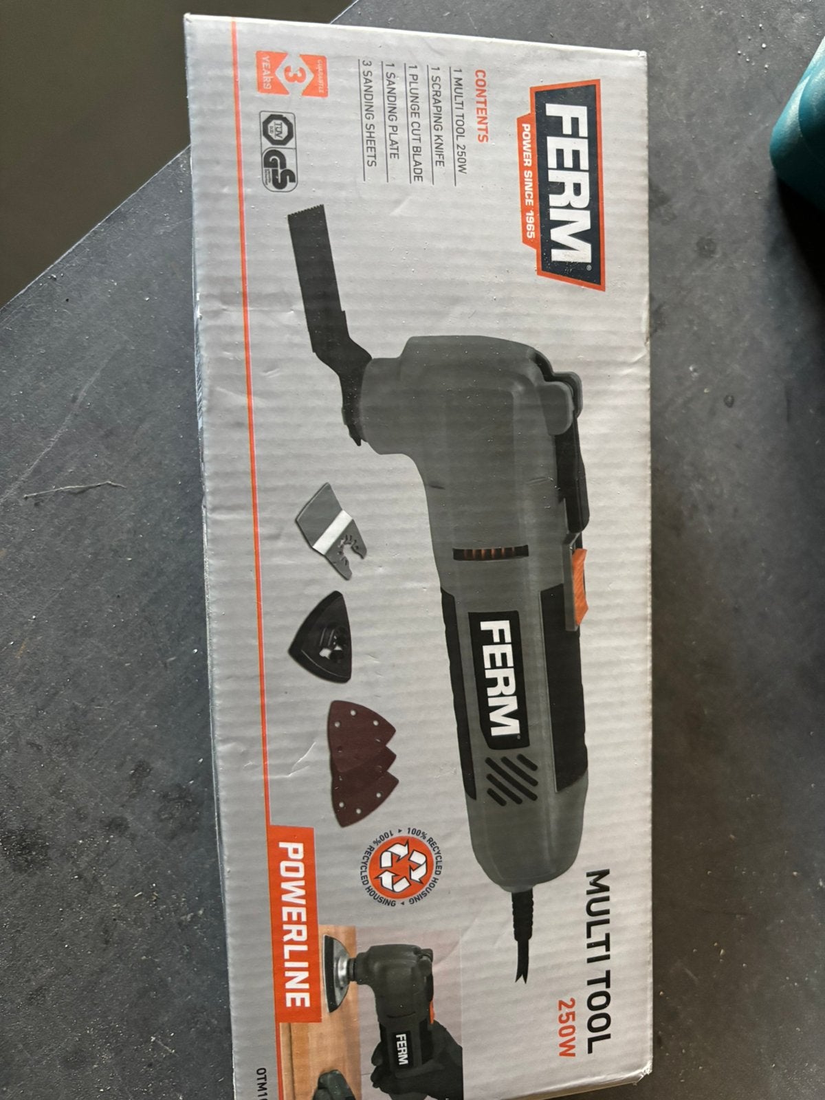 Ferm multitool, Ophalen, Zo goed als nieuw, Minder dan 600 watt, Overige typen