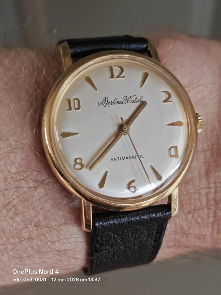 Mortima de Luxe horloge., Ophalen of Verzenden, Zo goed als nieuw