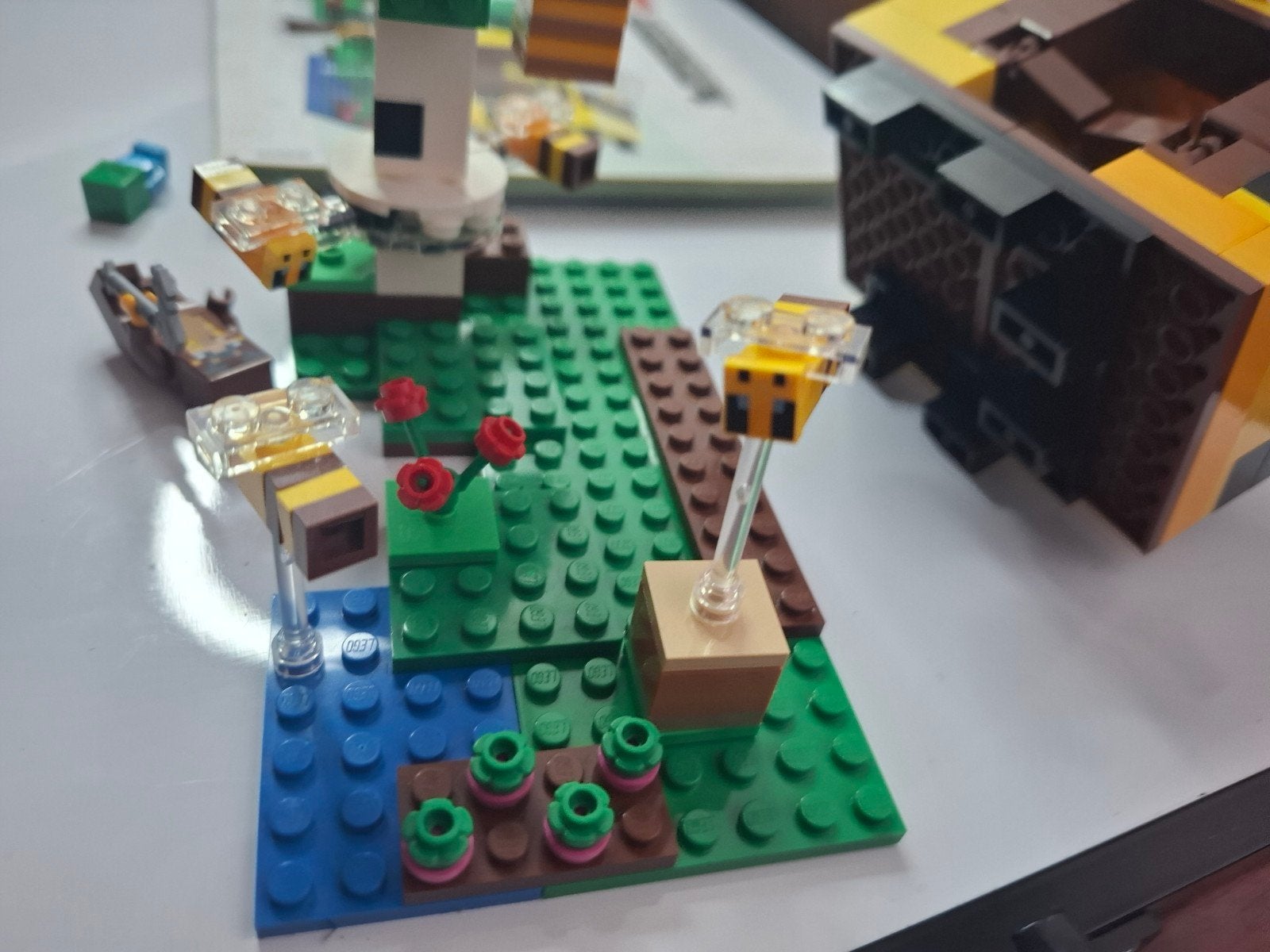 Lego Minecraft De Bijenboerderij (21165) - 100% Compleet, Gebruikt, Minecraft, Lego, Inclusief instructies