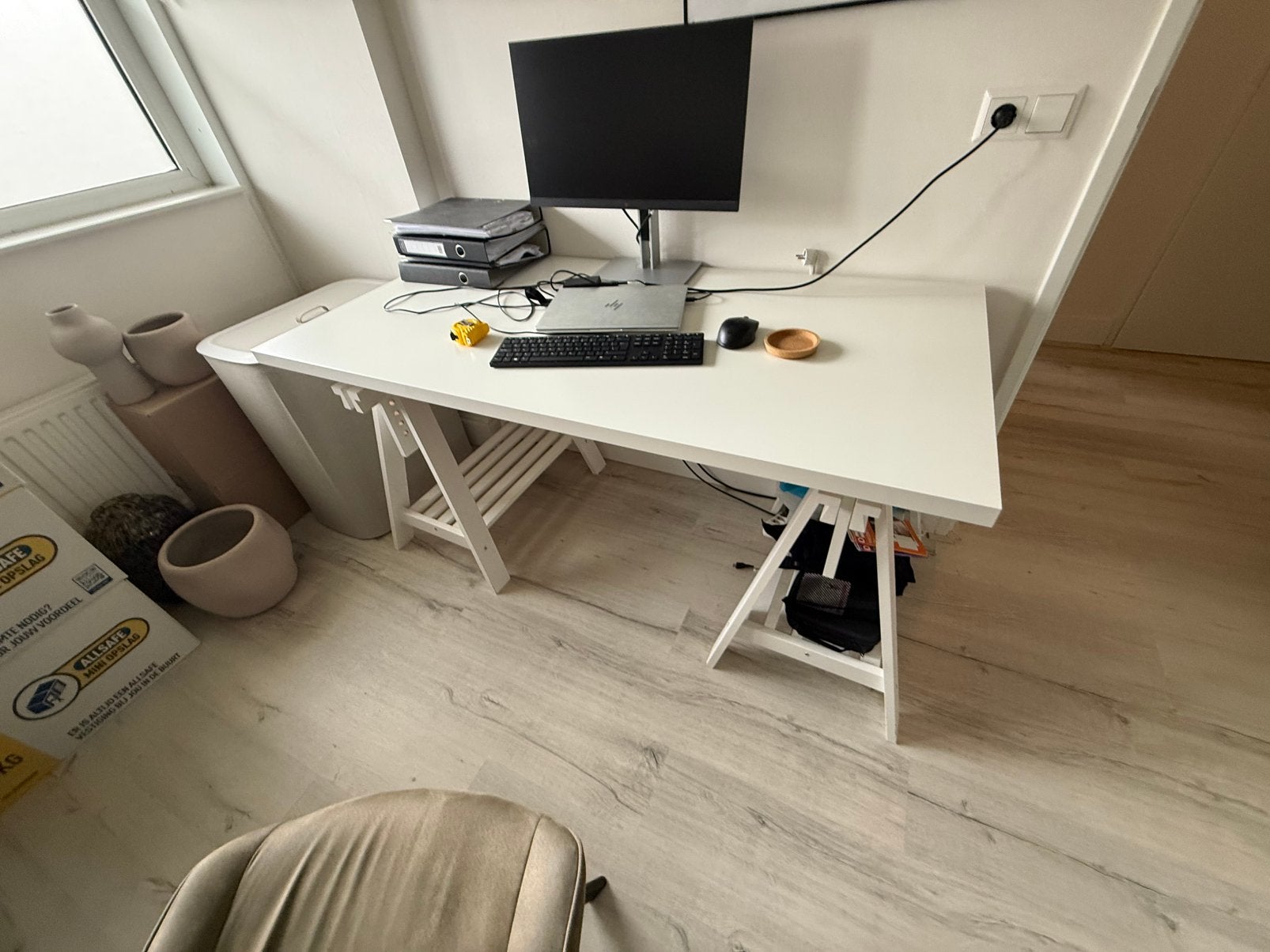 Mooi Bureau - Ideaal voor Thuiswerk of Studie, Ophalen, Gebruikt, Hout, Overige merken