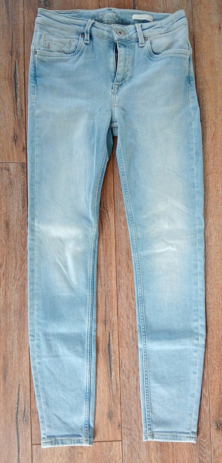 Cotton Club Lichtblauwe Spijkerbroek W27 L30, Blauw, Ophalen of Verzenden, W27 (confectie 34) of kleiner, Cotton Club