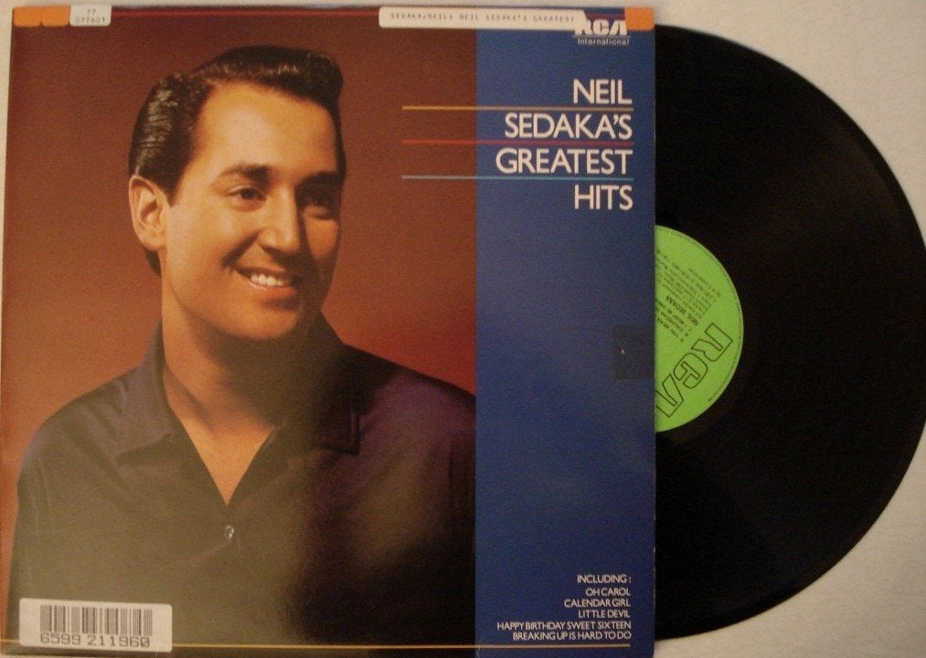 Neil Sedaka - Neil Sedaka's greatest hits, LP, Gebruikt, Ophalen of Verzenden, 12 inch