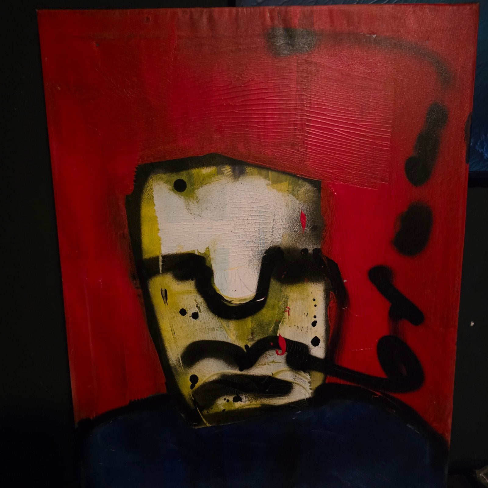 schilderij brood, Antiek en Kunst, Kunst | Schilderijen | Modern, Ophalen of Verzenden