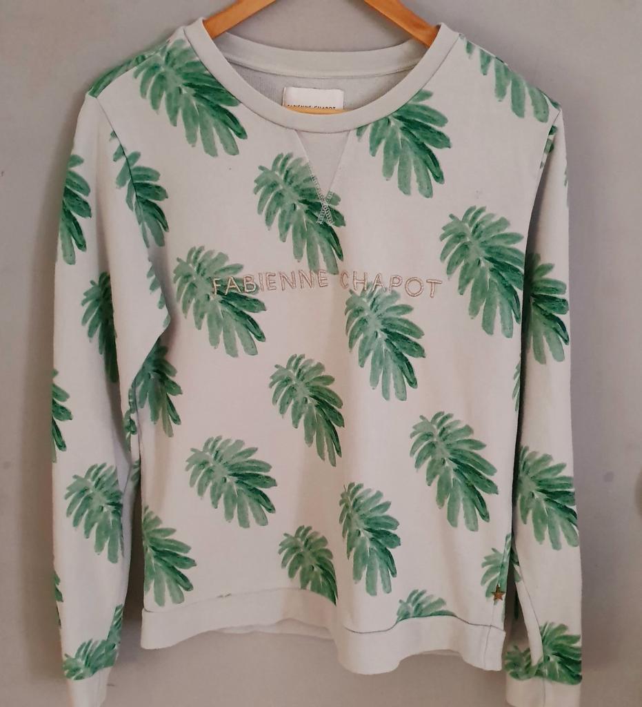 Fabienne Chapot top, Ophalen of Verzenden, Zo goed als nieuw, Groen, Lange mouw