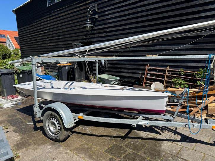 Splash NED1656 -  met nette strand en kalf wegtrailer, Watersport en Boten, Ophalen, Geen motor, Gebruikt, Minder dan 3 meter