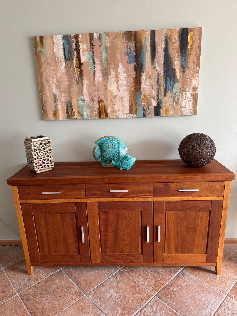 Dressoir, Ophalen, Gebruikt, 150 tot 200 cm, Kersenhout